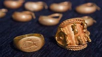 Israeli archaeologists have unearthed a stash of rare ancient jewelry near the site of the biblical Armageddon in the north of the country.